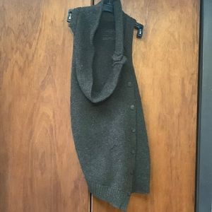 All Saints Dark Gray Knit Vest
